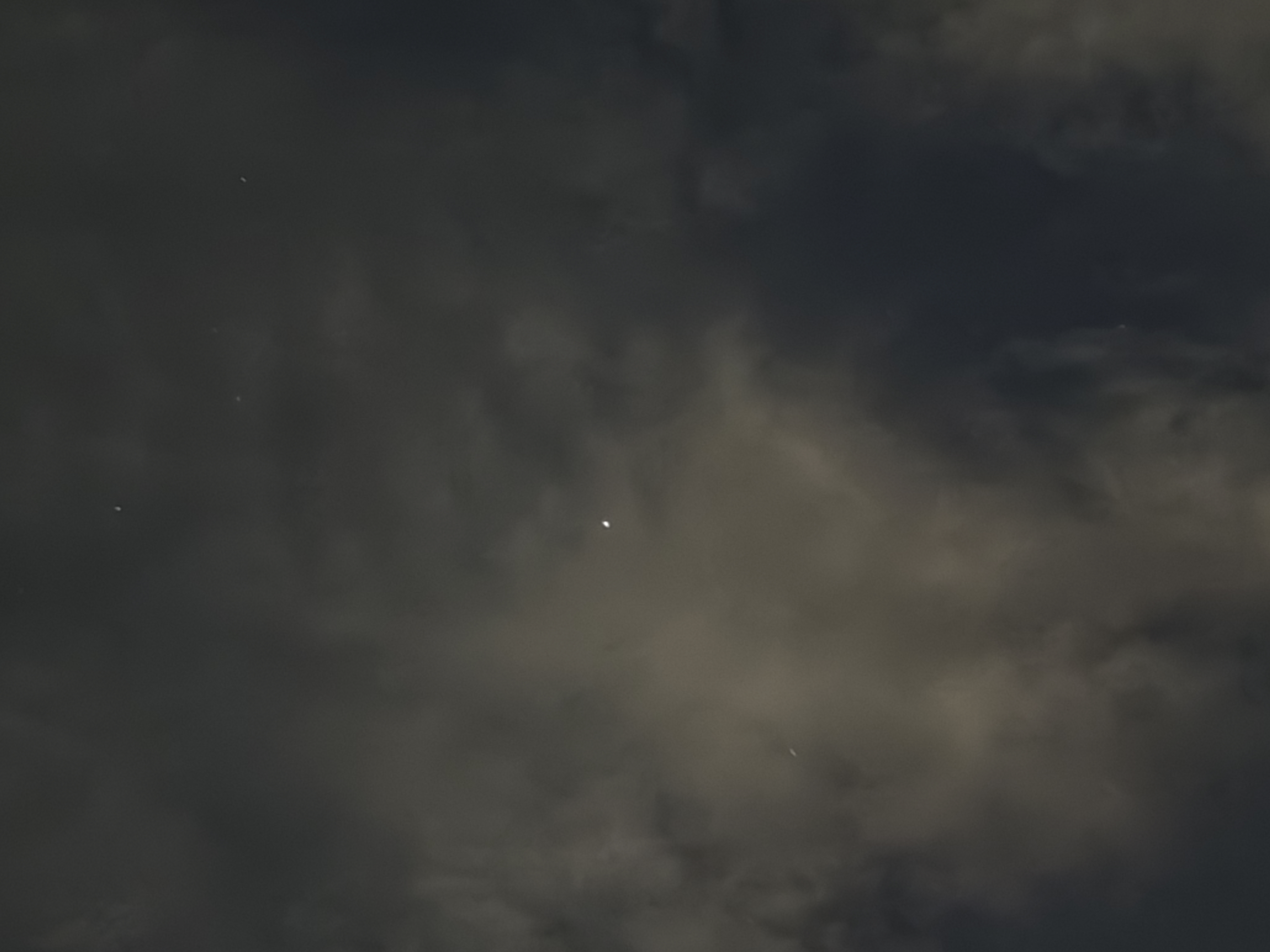 Звёздное небо над вечерним пейзажем